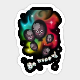 Ballon by happy! Sticker